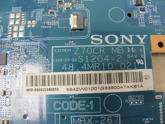 414-8  материнська плата 48.4MR10.021  для  SONY VAIO  SVE17 SVE171  оригінал Продаж