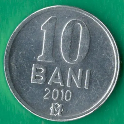 10 бані 2010 року UNC Молдова [МВ] Ціна
