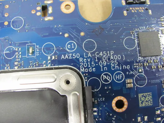 692-2  материнська плата BIOS PASS SR2F0  i5-6300U AAZ50 LA-C451P для Dell Latitude E7270 7270 оригінал Характеристики