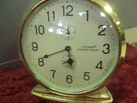 часы настольные будильник cedar germany design №10301 З аукціону
