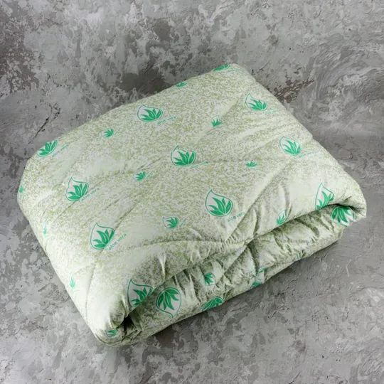 Одеяло закрытое холлофайбер ALOE VERA (Микрофибра) Двуспальное Евро 200х220 55077 Продаж