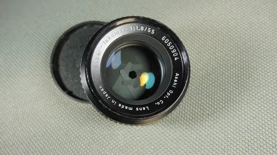 Об&#039;єктив на Pentax SMC Takumar 1:1.8/55 Ф49мм Asahi Japan Вживане Недорого