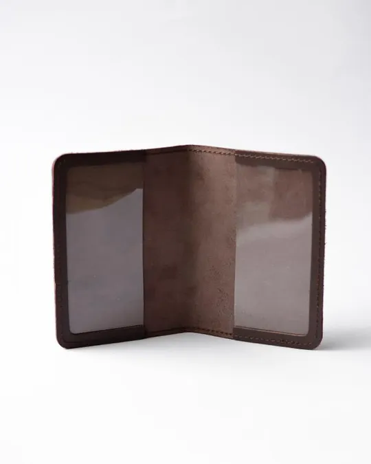 Купити Обкладинка "Військовий квиток" темно-коричнева з позолотою.