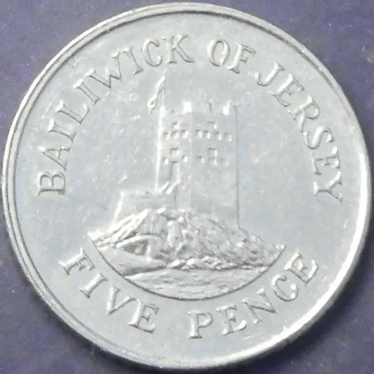5 пенсів 2003 Джерсі Ціна