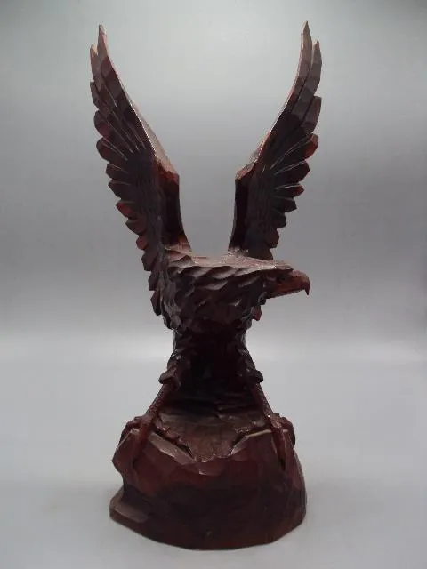 Фигура дерево статуэтка орел высота 36,8 см №14000 Ціна