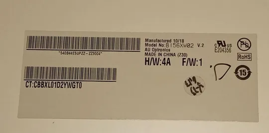 Матриця з ноутбука Packard Bell NEW90 15.6&#039;&#039; B156XW02 V.2 1366*768 40pin LED глянцева Недорого