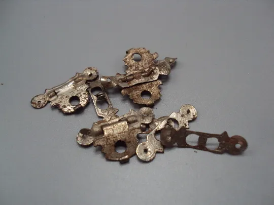 Купити Детали запчасти фрагменты защелки петли для шкатулки лот 8 шт №18579