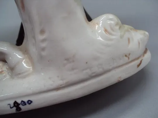 Фигура фарфор статуэтки Германия укрощение коня парни укрощают лошадей лот 2 шт высота 18,5 см №57 Інтернет-аукціон