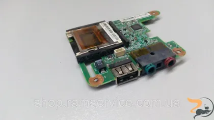 фото, Usb плата, та аудіо роз'єм, CARD RIDER, для ноутбука Lenovo ThinkPad X200, 48.48Q06.011, б/в