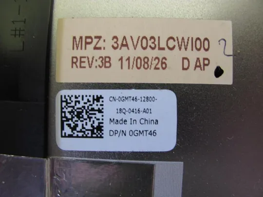 №9-18 верхній корпус кришка матриці 0GMT46 для DELL VOSTRO 3750 оригінал Продаж