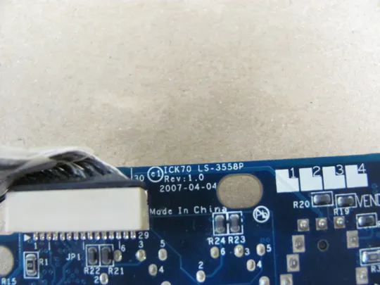номер0331-24 плата модуль звуку  AUDIO ICK70 LS-3558P для Acer Aspire 7520 7720 7520G 7720G Плата звуку Аудіо панель audio board З аукціону