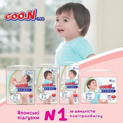 Подгузники GOO.N Plus для детей 9-14 кг размер L 44 шт (21000632) Недорого