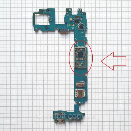 фото, Несправна плата Samsung J727P Galaxy J7 Perx для телефона (на запчастини)