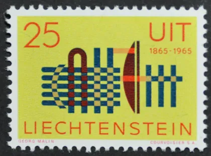 фото, Лихтенштейн Космос UIT 1965