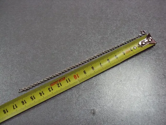 Браслет плетение двойное ролло гарибальди серебро 925 проба украина вес 4,33 г длина 16,5 см №10570 Інтернет-аукціон