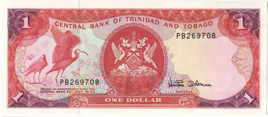 1 долар 1985 року UNC Тринідад і Тобаго [ММ] Ціна