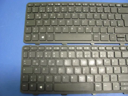 №104-8 клавіатура робоча 727682-041 для HP ProBook 450 455 470 475 G1 оригінал З аукціону