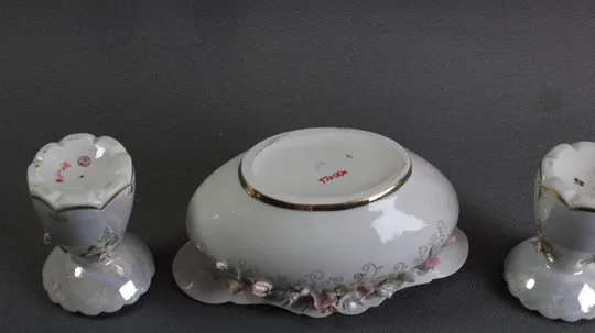 Набір свічники 2шт та овальна ваза стара радянська порцеляна Кисловодськ Вживане Де купити