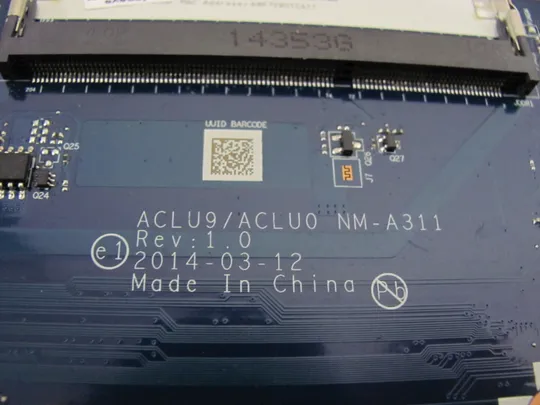 443-31 материнська плата ACLU9/ACLU0 NM-A311 РОБОЧА  для  Lenovo IdeaPad G50-30 G40-30 оригінал Характеристики