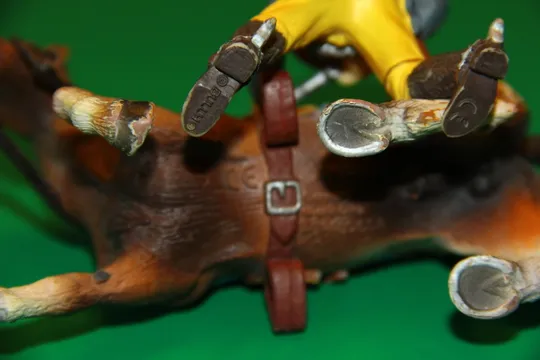 Ковбой та кінь 90-100мм BULLY BULLYLAND ФРГ м`яка резина! Продаж