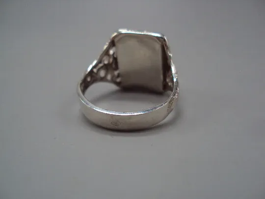 Мужское кольцо ажурный перстень печатка серебро 925 проба Украина вес 12,07 г размер 24 №15947 Інтернет-аукціон