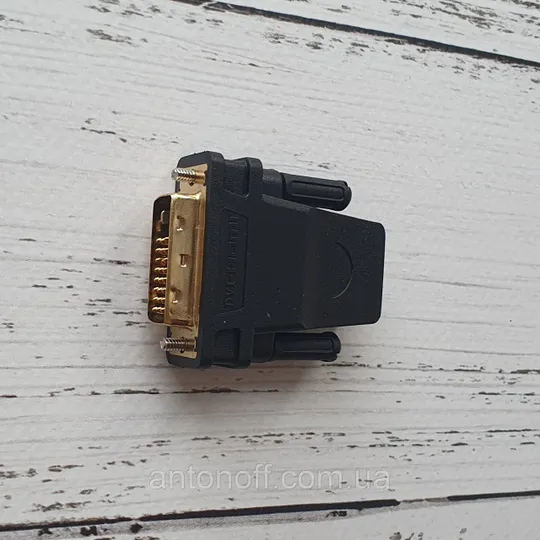 Адаптер перехідник Ugreen HDMI to DVI-D (24+1) 20124 / HDMI Female to DVI-D Male Adapter Чорний Де купити