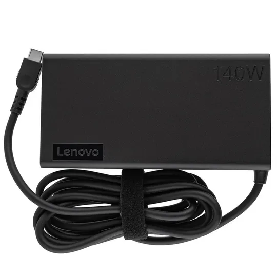 Оригінальний Блок живлення для ноутбука LENOVO TYPE-C 140W, Black, RECTANGULAR З аукціону
