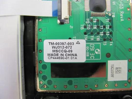 номер0167-3 Кришка панель палмрест тачпад для FUJITSU LIFEBOOK E752 E751 оригінал На торгах