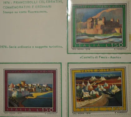 фото, Италия живопись туризм архитектура 1976 MNH