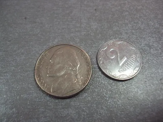 монета сша 5 центов 1994 №9230 Ціна