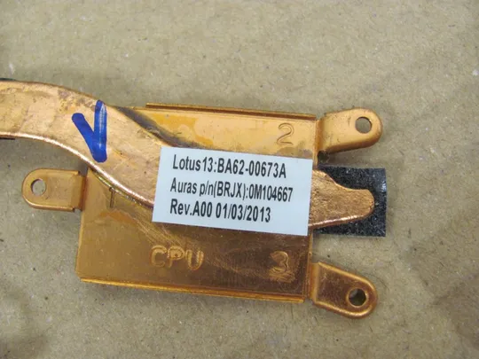 550-19 система охолодження BA62-00673A для SAMSUNG NP530 NP530U3C 530U оригінал Продаж