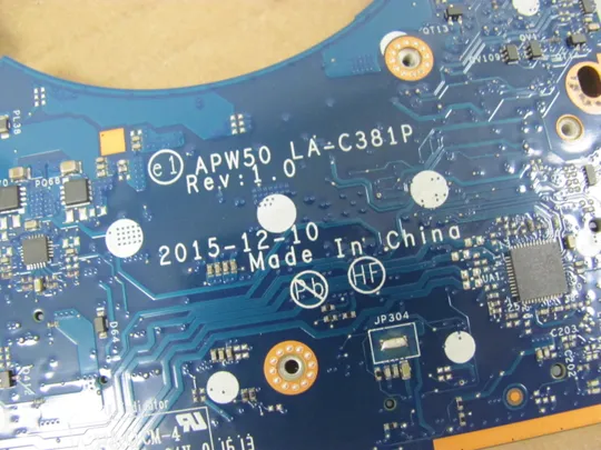 802-5 материнська плата APW50 LA-C381P 848221-001 SR2FU  i7-6820HQ  для HP Zbook 15 G3 G4 оригінал Характеристики