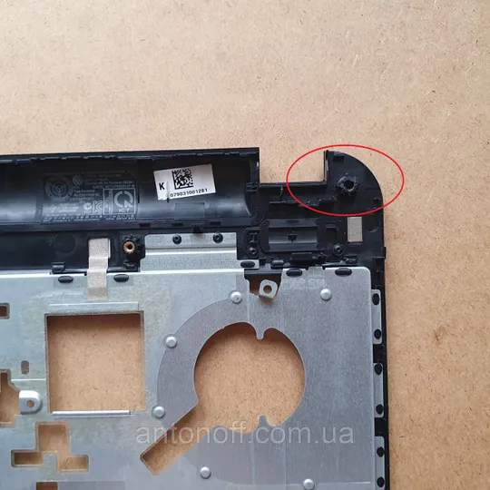 Топкейс тачпад Dell Inspiron 15R-5521 / FA0U5000200 корпус для ноутбука Б/В оригінал З аукціону