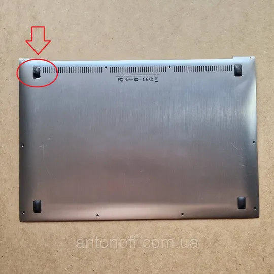 Сервісна кришка Asus ZenBook UX31E / 13N0-LYA0101 13GN8N1AM060-1 оригінал з розборки Сірий Ціна