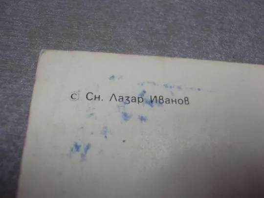 открытка цветы 1987 иванов болгария №293 Продаж