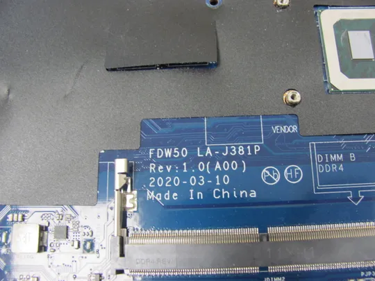 354-11 материнська плата РОБОЧА FDW50 LA-J381P SRGXZ I5-10210U для Dell Latitude 5510 5511 Precision 3550 3551 оригінал Недорого