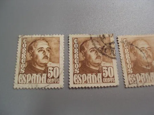 Купити марки Испания 1948 Личность Франко стандарт лот 4 шт гаш №2313