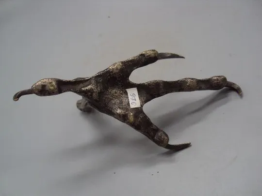 Подсвечник птичья лапа птицы Хенненберг Варшава Hennenberg Warszawa размер 9,5-10,5х18х8 см (№976) Інтернет-аукціон