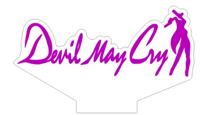 фото, Акриловий світильник-нічник керування з телефона Devil May Cry 3 tty-n002003