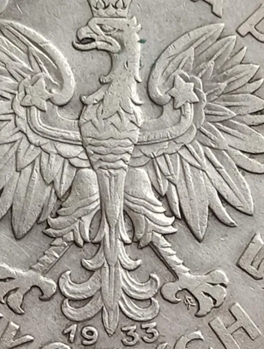 Купити 5 злотых 1933 года монета Польши Ядвига серебро nv51