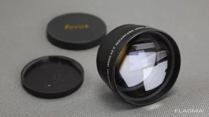фото, 2.2x Focus High Definition Macro Telephoto lens телеконвертер с резьбой 55mm Вживане