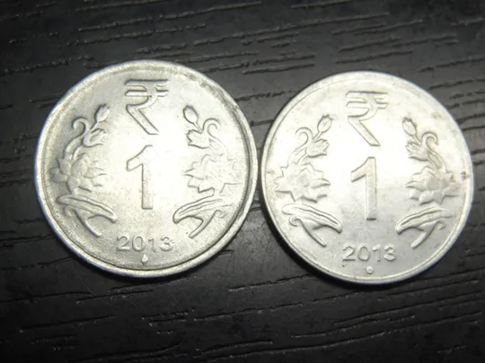 1 рупія Індія 2013 (два різновиди) Ціна