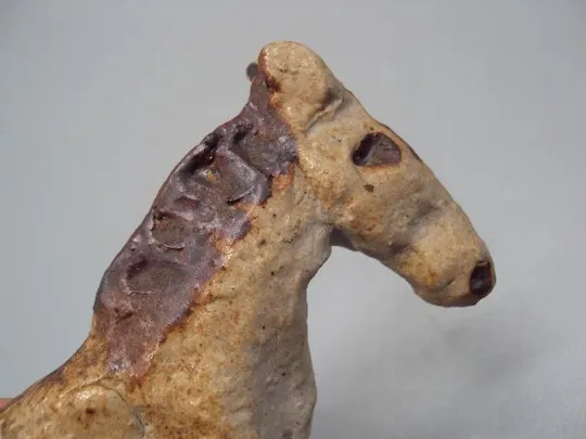 Фигура керамика статуэтка миниатюра Европа конь лошадь мул осел высота 7,1 см, длина 11,5 см №15036 Інтернет-аукціон