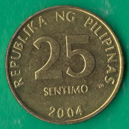 фото, 25 сентімо 2004 року Філіппіни [КВ]
