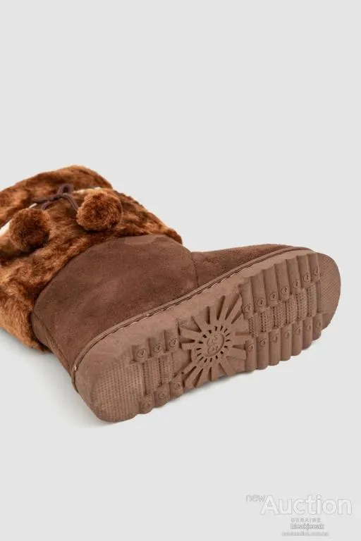 Угги женские, цвет коричневый, 131R152626 Де купити