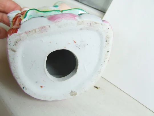 Фарфор Шусин с персиком и палкой старая раз . 22 х 11 см. Азия. Характеристики