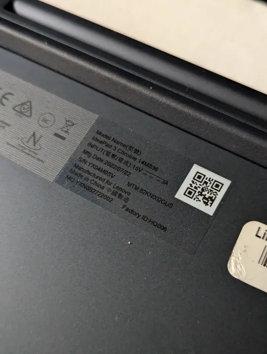 №9 АКБ 15 годин! Lenovo IdeaPad3 14 14M836 Chromebook ChromeOS Недорого