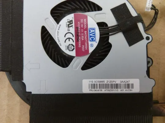 №216-28 система охолодження 04X4156 для LENOVO Edge E540 E431, E531, E440 оригінал Де купити