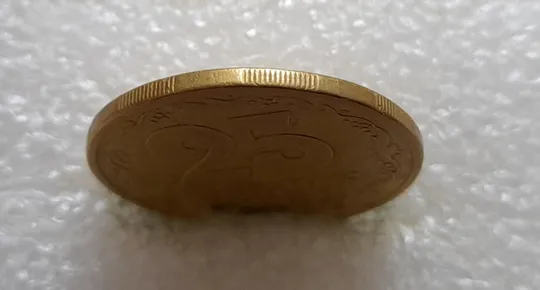 (4005) 25 копійок 1992 2БВм розкол у 3 гроні, нечаста (25 копеек 1992 2БВм трапеція трапеция брак) Де купити