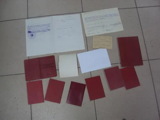 документы герой советского союза гсс партийный билет, книжка талонов, карточка лот 13 шт №5625 Характеристики